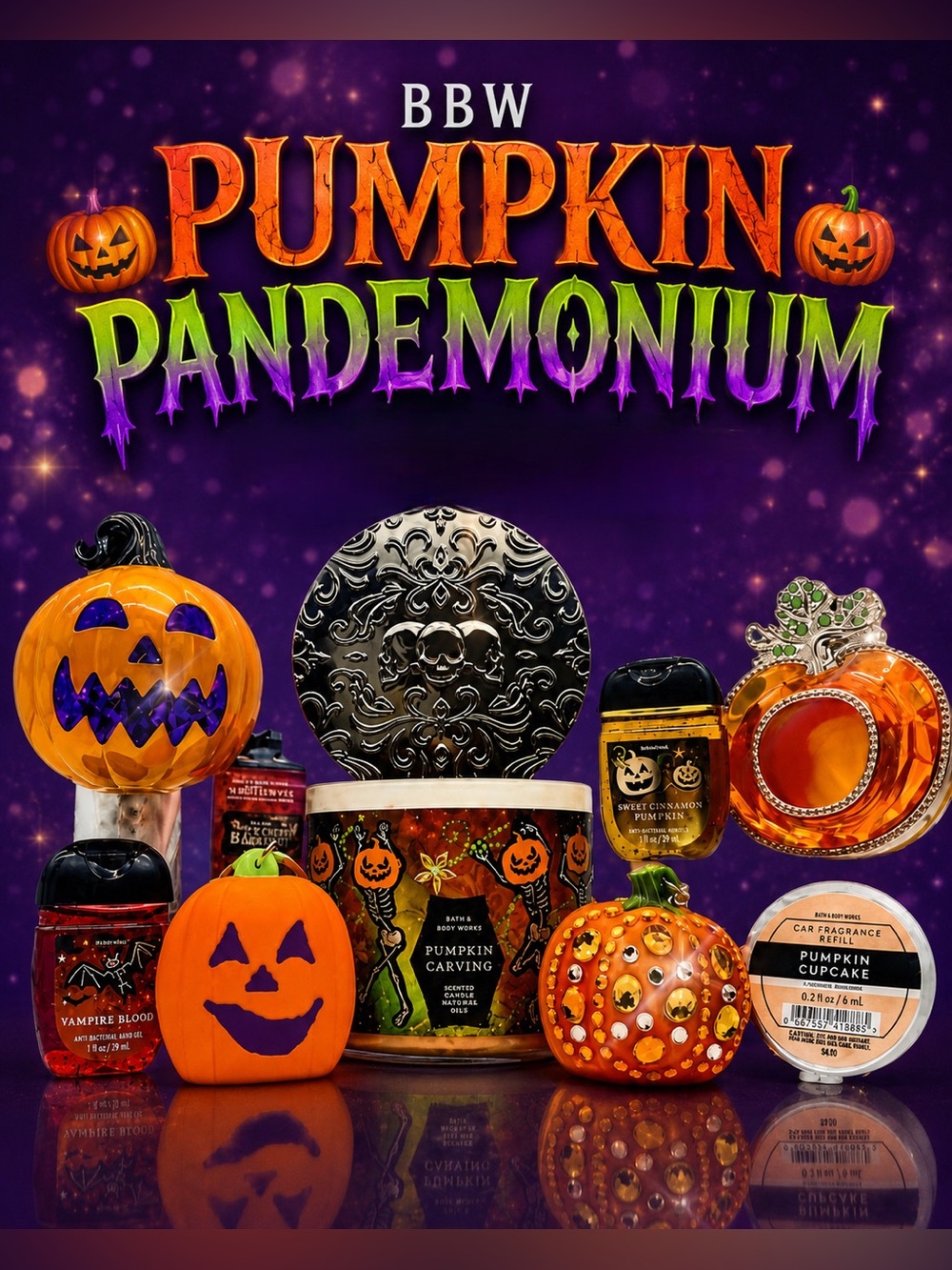 BBW PUMPKIN PANDEMONIUM 🎃 10pc Rare Halloween Collector Set